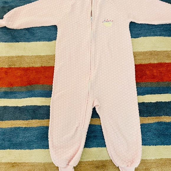 Vintage Carter’s “A Wicker Basket of Flowers” Petal Rose Pink Pajamas 🧺 🌸 - Picture 5 of 5